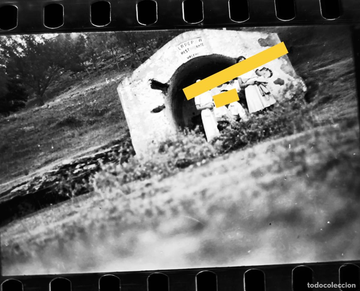 Fotografia antiga: Antiguo negativo de fotograf&iacute;a. Benasal Castell&oacute;n. A&ntilde;o 1958