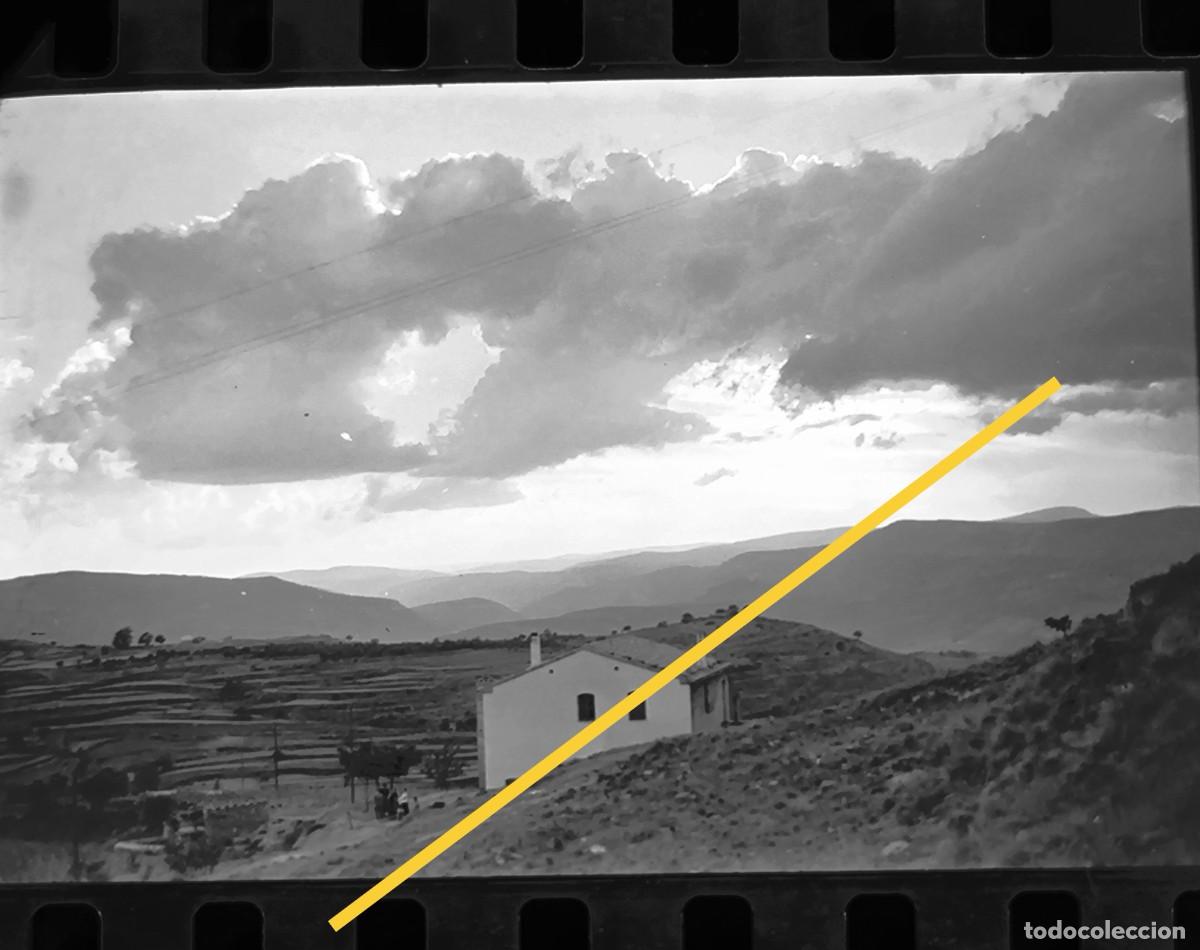 Fotografia antiga: Antiguo negativo de fotograf&iacute;a. Benasal Castell&oacute;n. A&ntilde;o 1958
