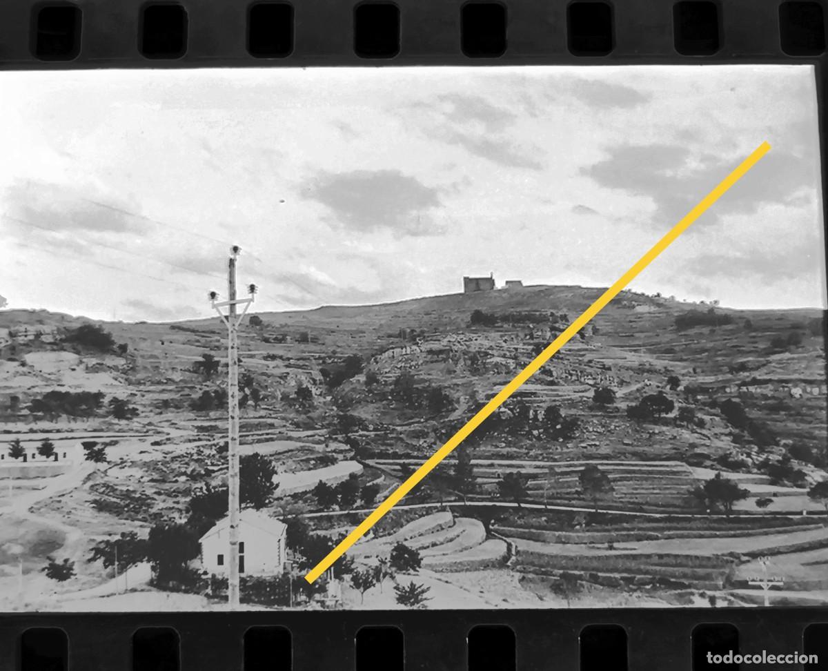 Fotografia antiga: Antiguo negativo de fotograf&iacute;a. Benasal Castell&oacute;n. A&ntilde;o 1958