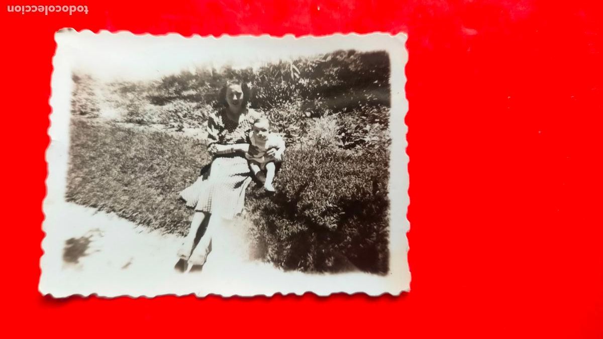 Fotografia antiga: antigua fotografia cadiz capital original - se&ntilde;orita en el parque genoves