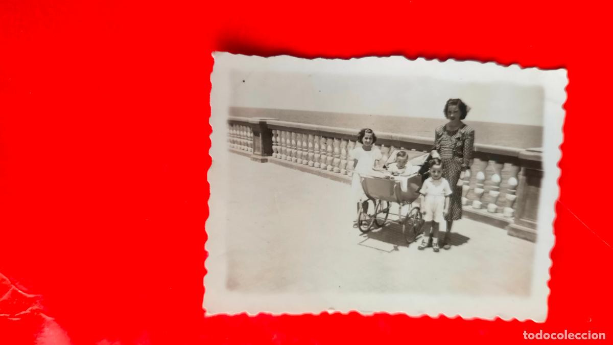 Fotografia antiga: antigua fotografia cadiz capital original - de paseo con los ni&ntilde;os por la alameda apodaca