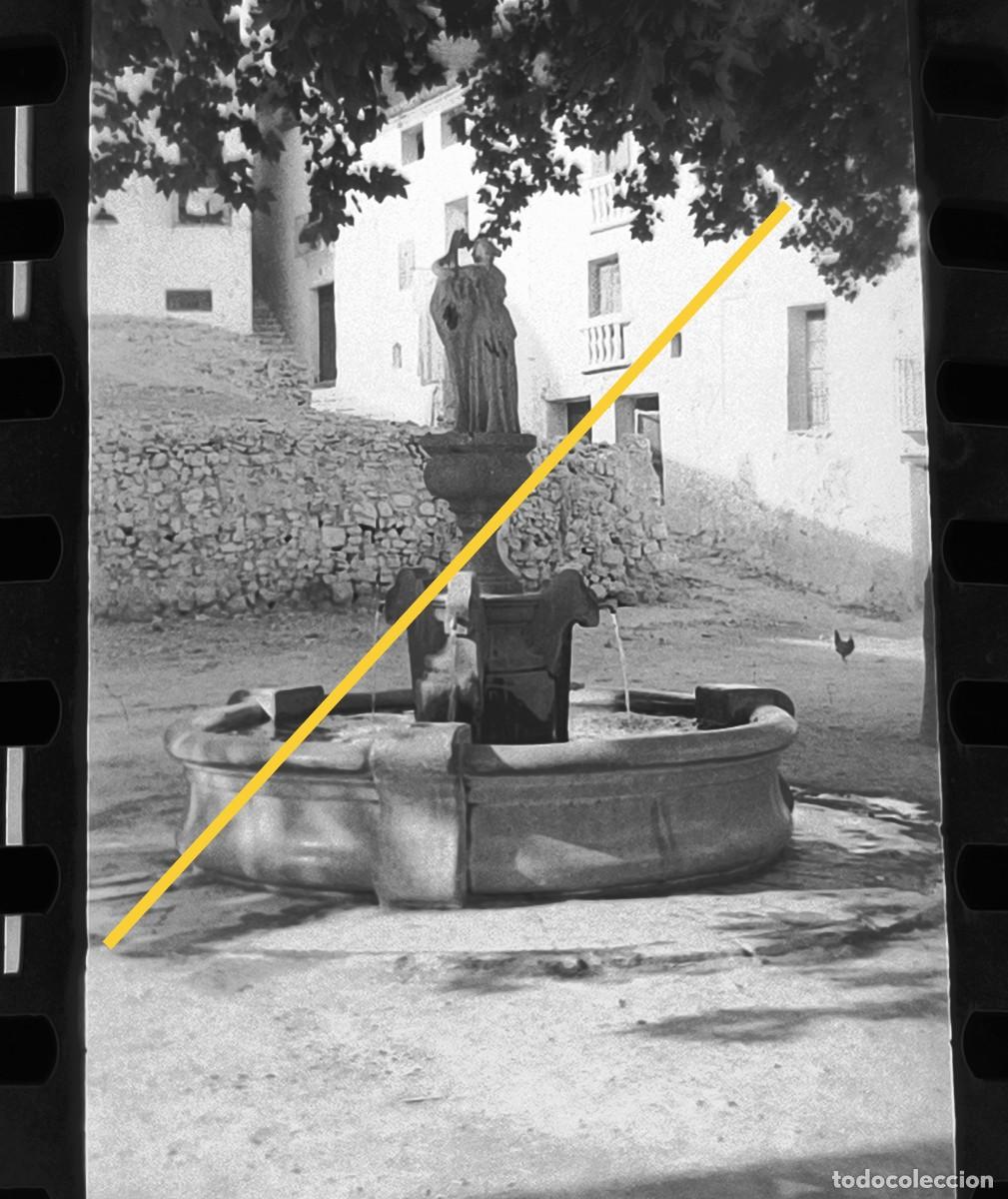 Alte Fotografie: Antiguo negativo de fotograf&iacute;a. Gaibiel Castell&oacute;n. A&ntilde;os 50.