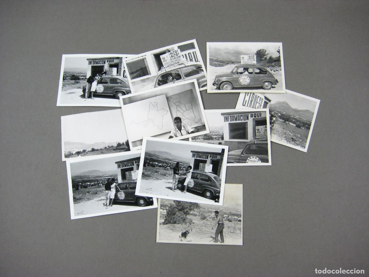 Fotograf&iacute;a antigua: LOTE DE FOTOGRAG&Iacute;AS DE CIRUESA. DELEGACI&Oacute;N DE. SEAT 600 COMO EQUIPO MOVIL DE VENTAS