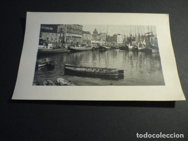 Antique Photography: GIJON ASTURIAS PUERTO FOTOGRAFIA POR LUCIANO SUAREZ VALDES H. 1910 11 X 17 CM