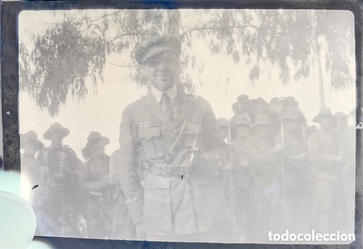 Fotograf&iacute;a antigua: ANTIGUO NEGATIVO DE FOTOGRAF&Iacute;A - MILITAR - GUERRA