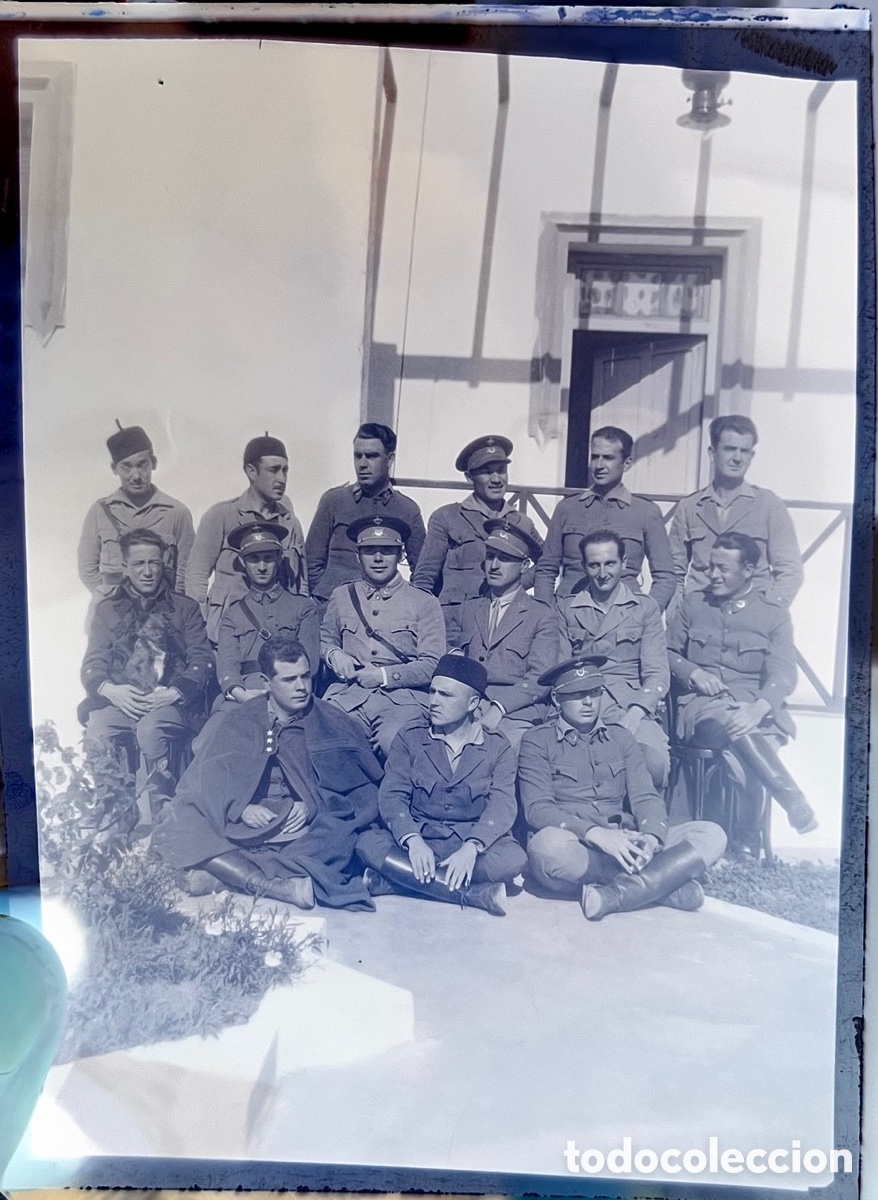 Fotograf&iacute;a antigua: ANTIGUO NEGATIVO DE FOTOGRAF&Iacute;A - MILITAR - GUERRA