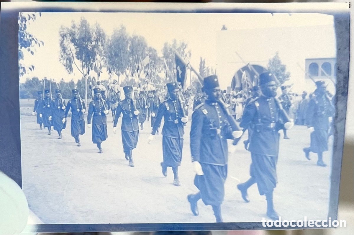 Fotografia antica: ANTIGUO NEGATIVO DE FOTOGRAF&Iacute;A - MILITAR - GUERRA