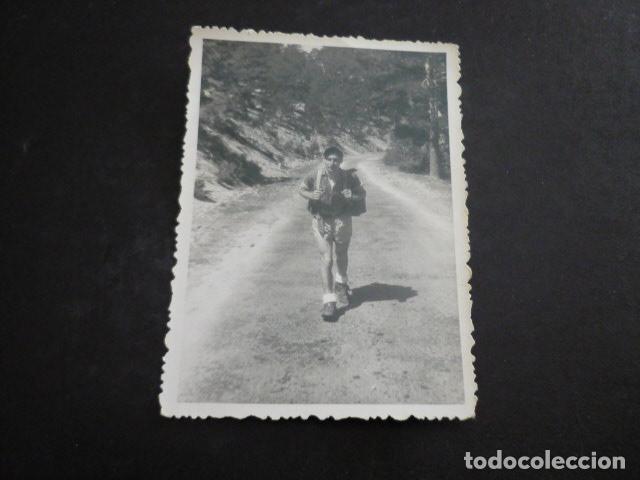 Photographie ancienne: SIERRA DE GUADARRAMA ANTIGUA FOTOGRAFIA MONTA&Ntilde;ISTA CAG CLUB ALPINO 7,5 X 10,5 CM
