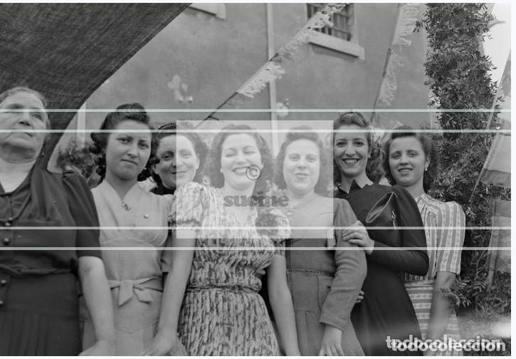 Antique Photography: PLACA ORIGINAL ACETATO 6X9 ACTIVIDADES DE LOS PRESOS EN LA ANTIGUA CARCEL MODELO, POSGUERRA EN 1941