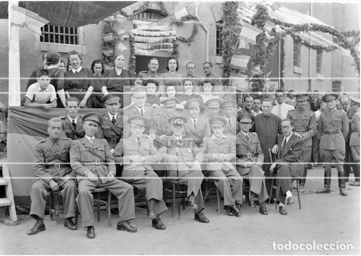 Antique Photography: PLACA ORIGINAL ACETATO 6X9 ACTIVIDADES DE LOS PRESOS EN LA ANTIGUA CARCEL MODELO, POSGUERRA EN 1941