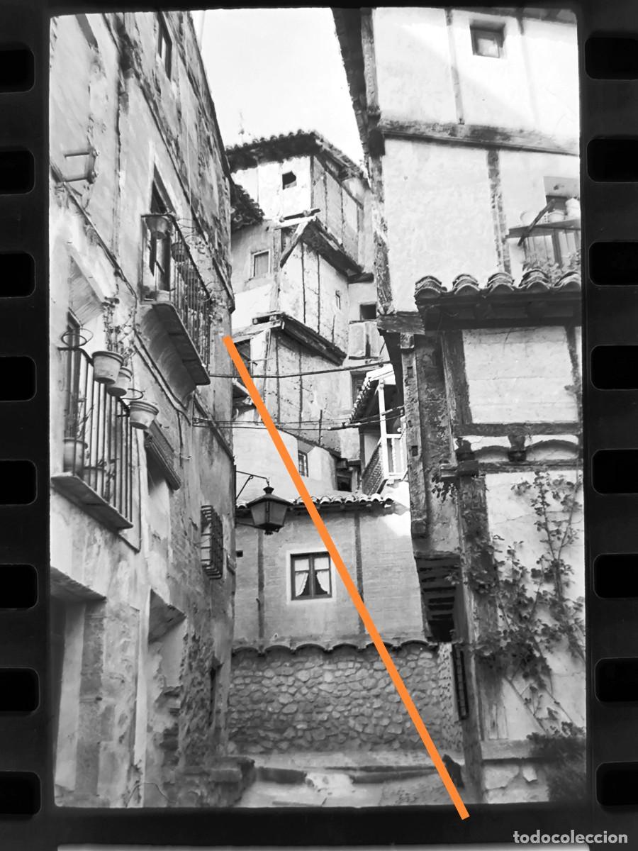 Photographie ancienne: Antiguo negativo de fotograf&iacute;a. Albarrac&iacute;n Teruel. A&ntilde;os 60.