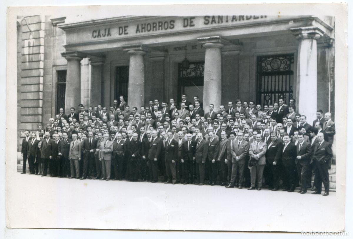 Alte Fotografie: Trabajadores de la Caja de Ahorros de Santander, Foto Ara&uacute;na, circa 1960