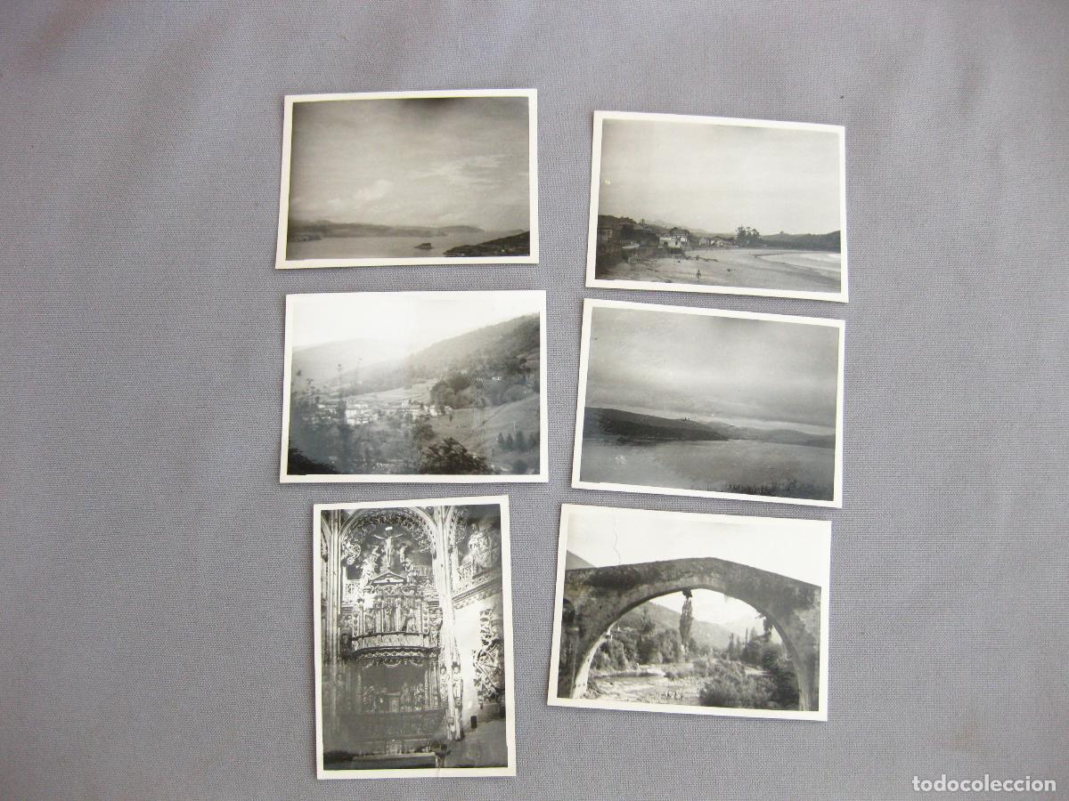 Fotograf&iacute;a antigua: LOTE DE 6 FOTOGRAF&Iacute;AS ASTURIAS. NUBRA. A&Ntilde;OS 60