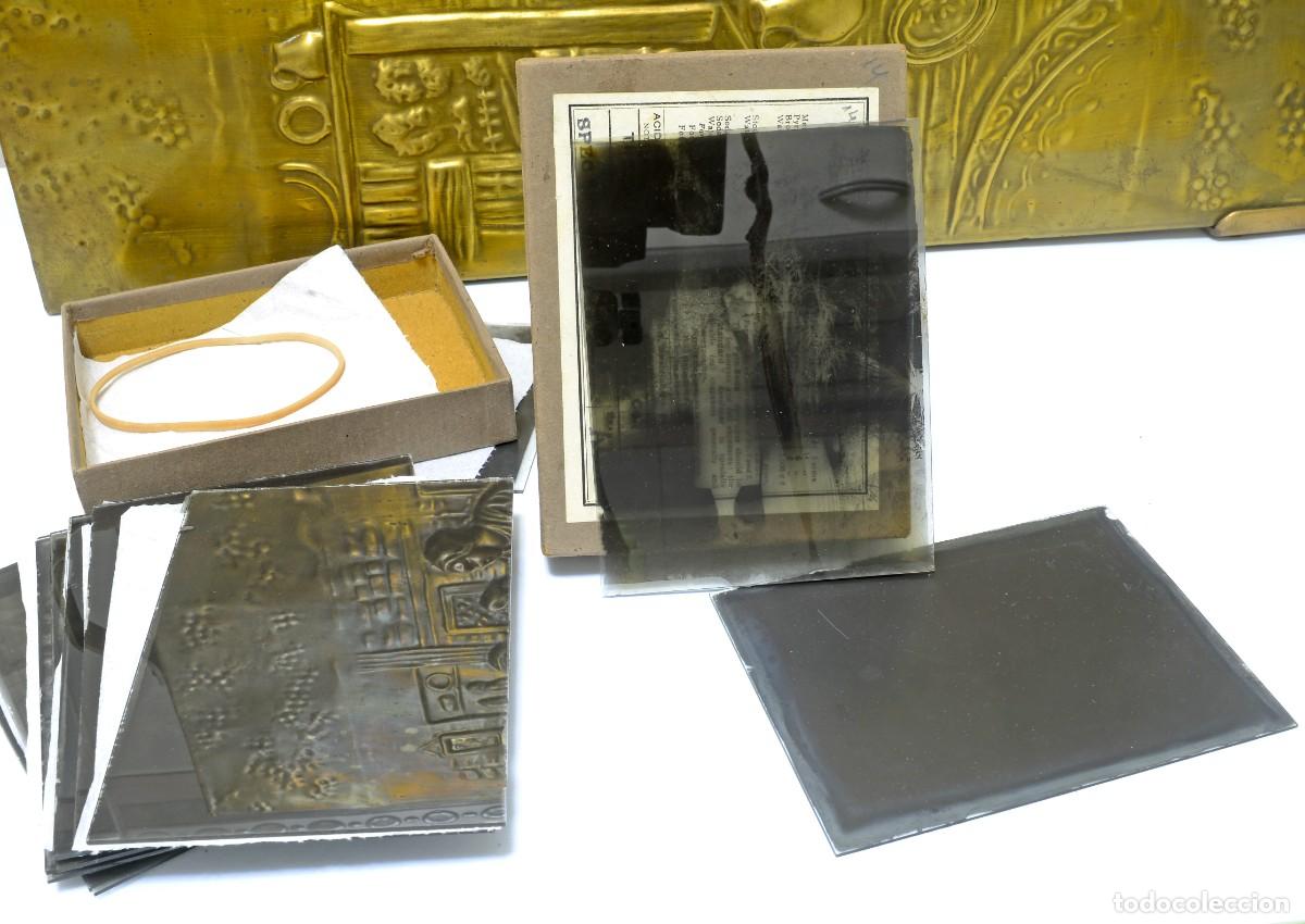 Fotograf&iacute;a antigua: LOTE DE CATORCE 14 NEGATIVOS SOBRE CRISTAL TAMA&Ntilde;O 9X12 cm. HACIA 1920. PAISAJES CON FIGURA HUMANA