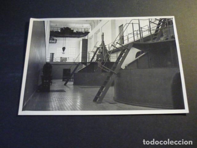 Fotografia antica: EMBALSE DE CHANDREJA ORENSE SALTOS DEL SIL CENTRAL ANTIGUA FOTOGRAFIA 12 X 18 CM