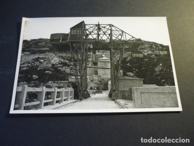 Alte Fotografie: EMBALSE DE CHANDREJA ORENSE SALTOS DEL SIL CONSTRUCCION ANTIGUA FOTOGRAFIA 12 X 18 CM