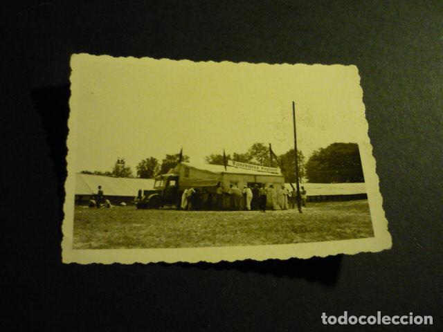 Alte Fotografie: SEVILLA GUERRA CIVIL AERODROMO DE TABLADA CAMPAMENTO LEGION CONDOR ANTIGUA FOTOGRAFIA 6,5 X 9,5 CM