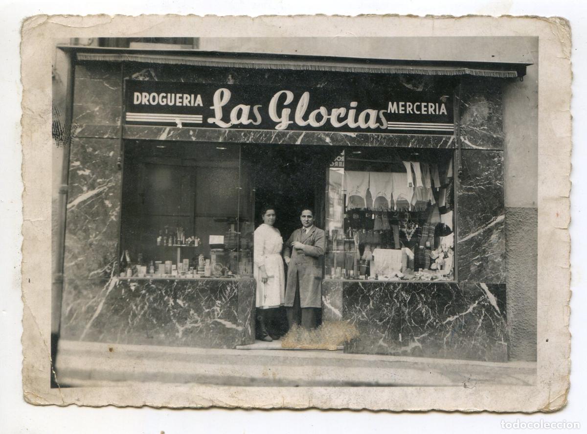 Antique Photography: Droguer&iacute;a Mercer&iacute;a La Gloria, lugar a identificar, posiblemente Cantabria