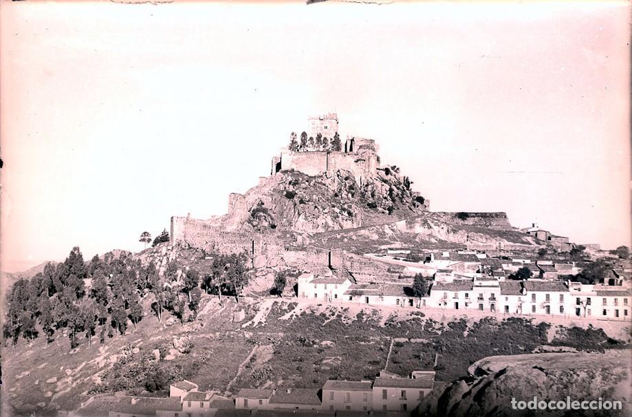Fotografia antiga: ALBURQUERQUE BADAJOZ NEGATIVO CRISTAL TAMA&Ntilde;O 10 X 15 CM
