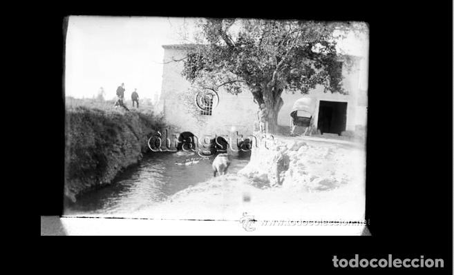 Antique Photography: PLACA ORIGINAL CRISTAL DEL PRIMER MOLI TAMA&Ntilde;O 10X15