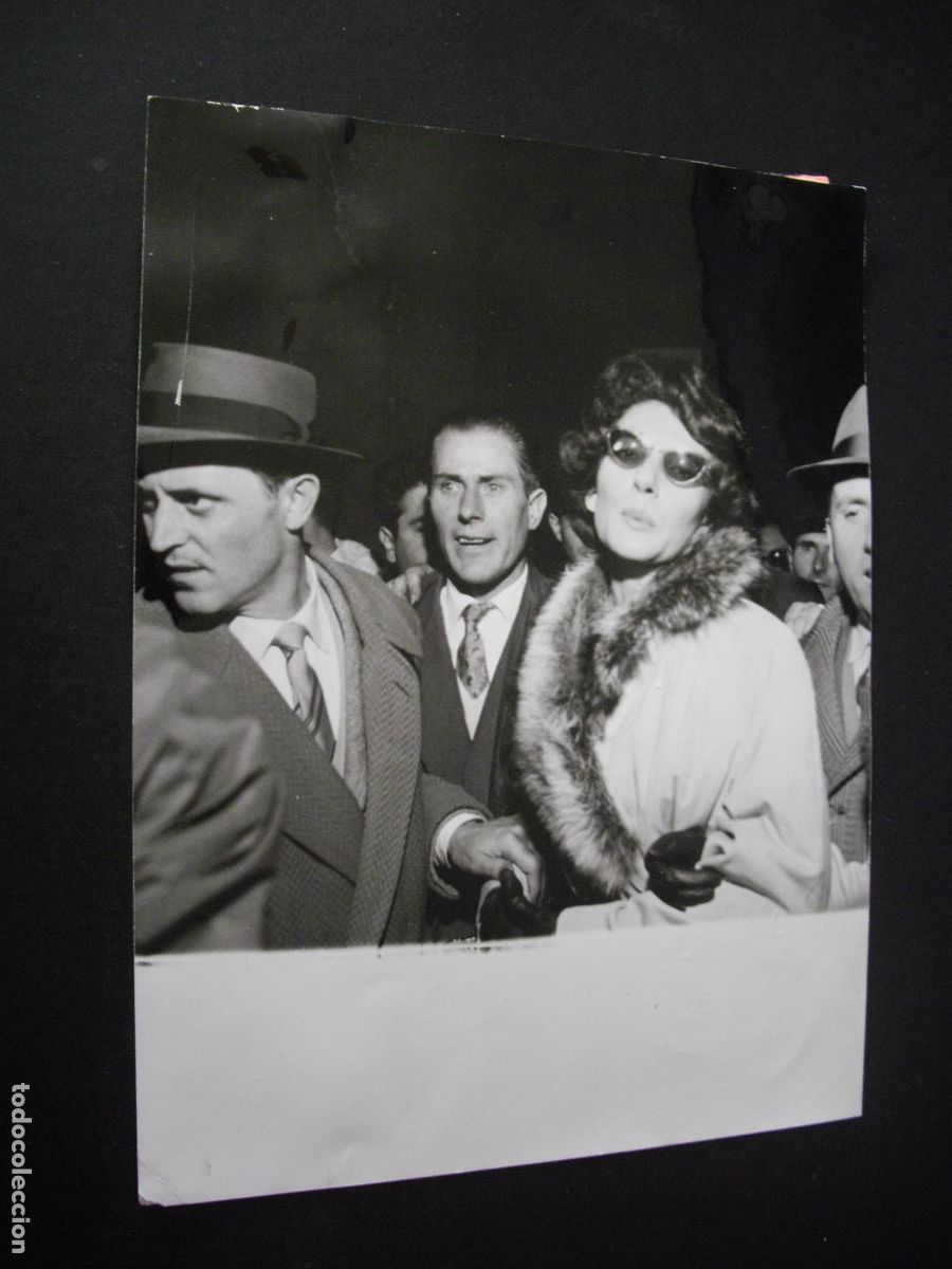 Alte Fotografie: MARIA CALLAS CANTANTE FOTOGRAFIA ORIGINAL 1961 18 X 24 CM