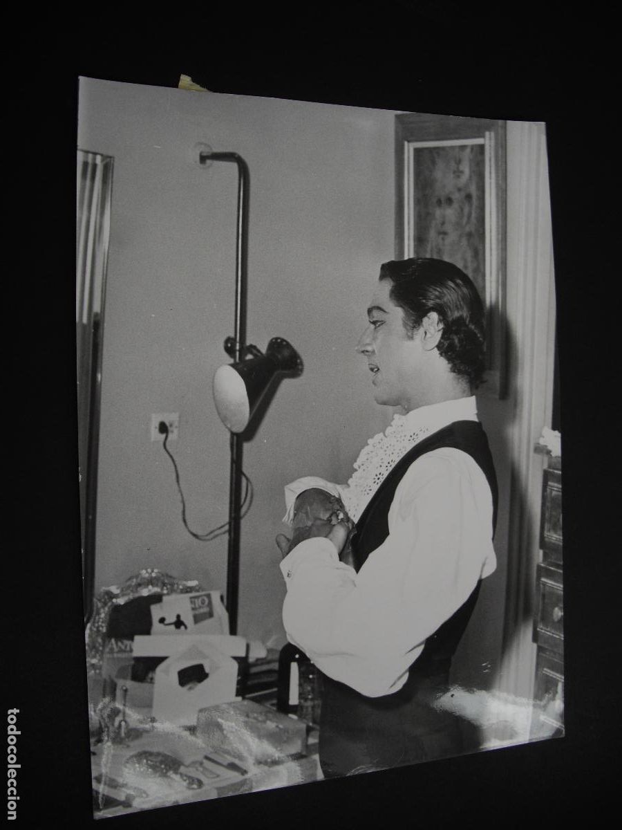 Antique Photography: ANTONIO EL BAILARIN FOTOGRAFIA ORIGINAL 18 X 24 CM