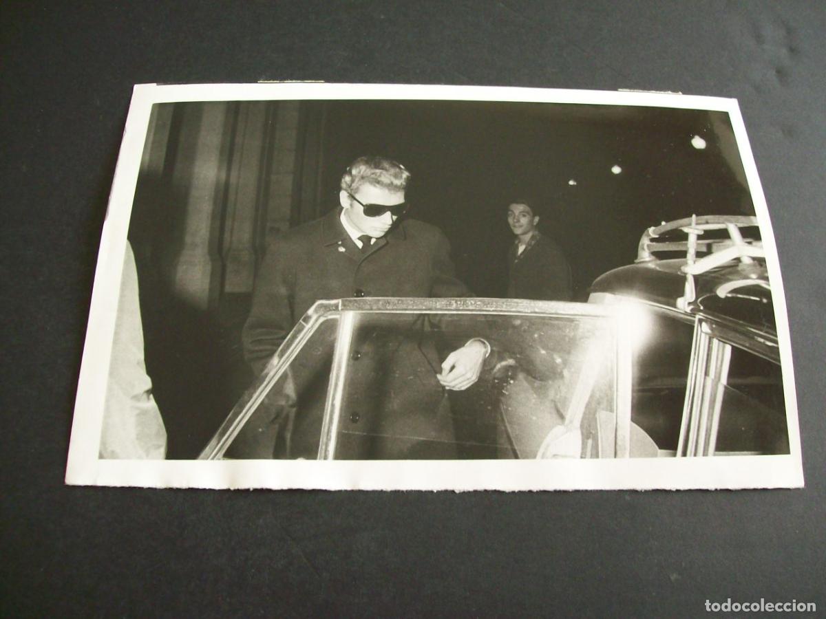 Antique Photography: JHONNY HALLYDAY CANTANTE ROCK AND ROLL FOTOGRAFIA ANTIGUA ORIGINAL A&Ntilde;OS 60 13 X 18 CMTS