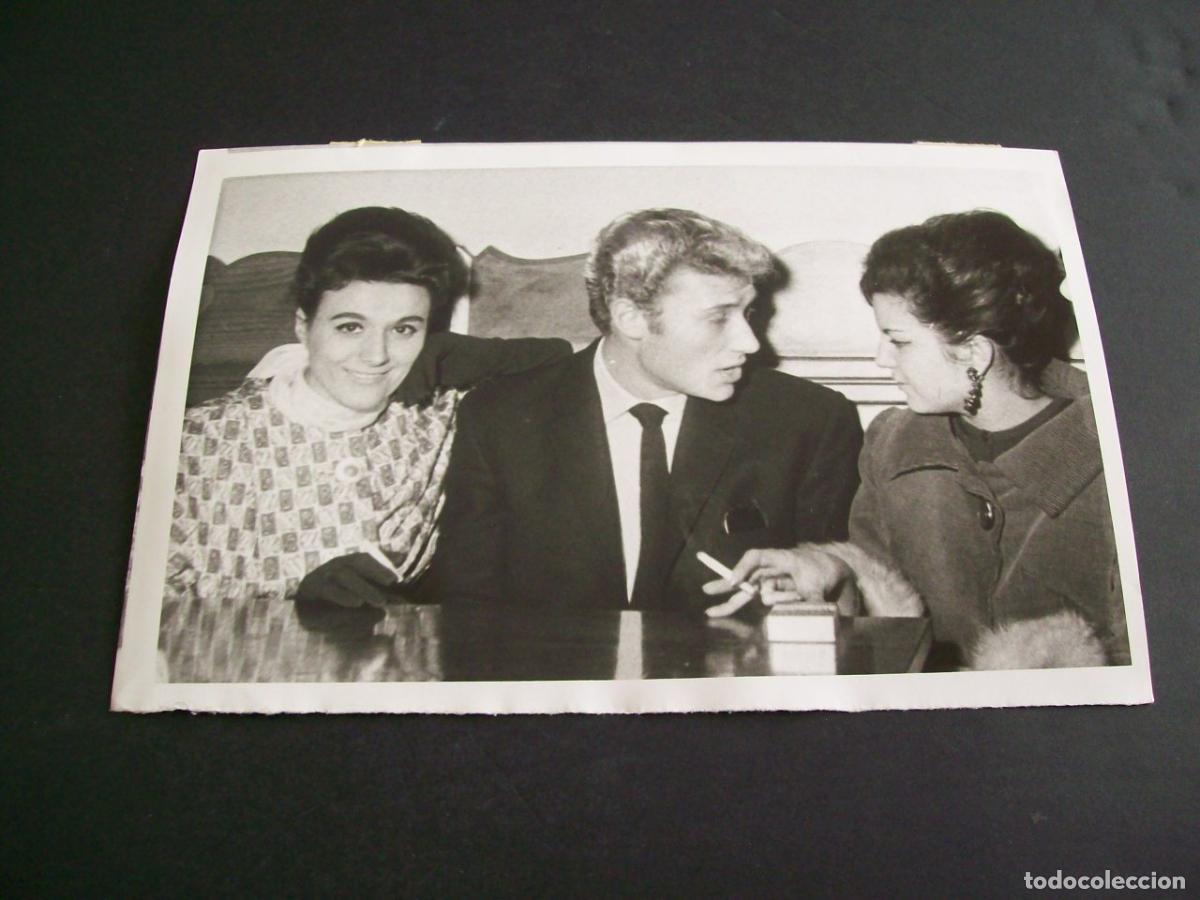 Antique Photography: JHONNY HALLYDAY CANTANTE ROCK AND ROLL FOTOGRAFIA ANTIGUA ORIGINAL A&Ntilde;OS 60 13 X 18 CMTS