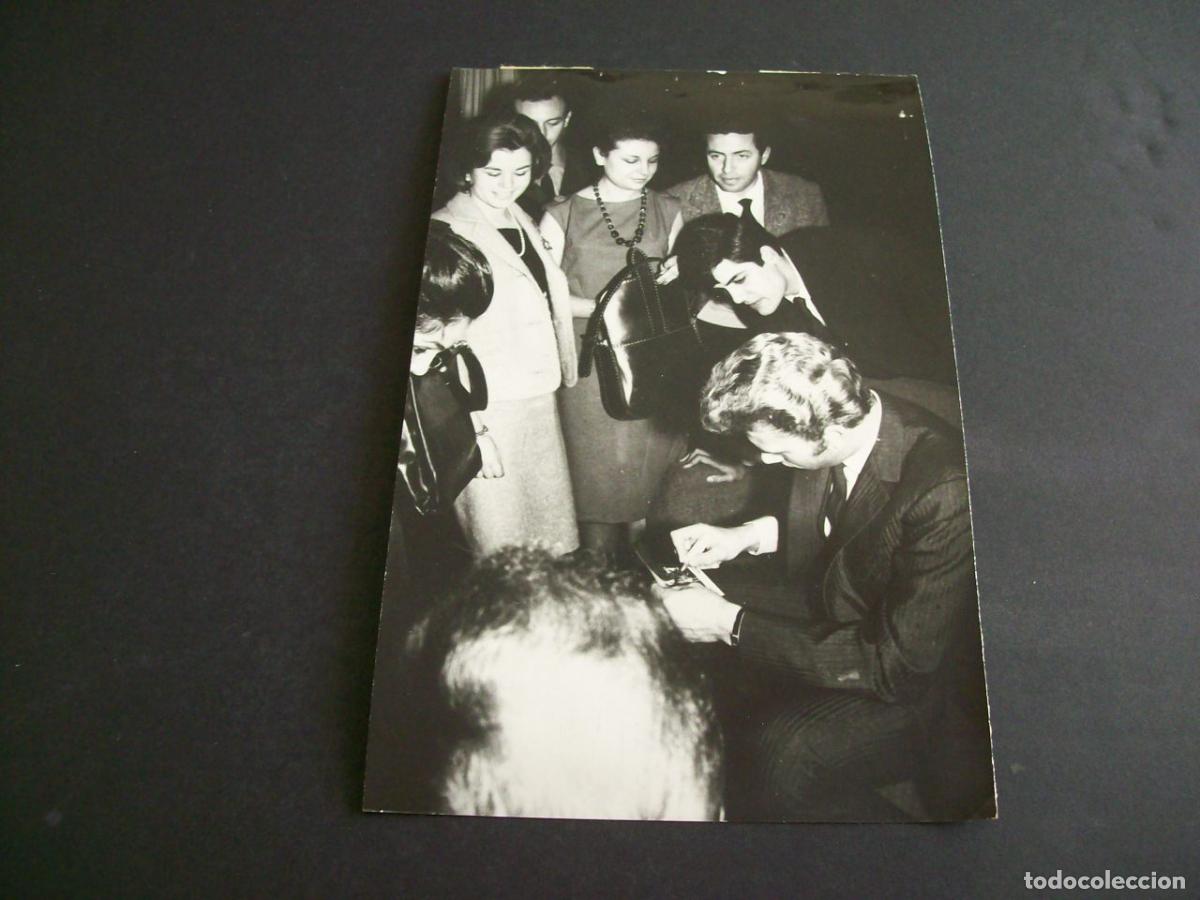 Antique Photography: JHONNY HALLYDAY CANTANTE ROCK AND ROLL FOTOGRAFIA ANTIGUA ORIGINAL A&Ntilde;OS 60 13 X 18 CMTS