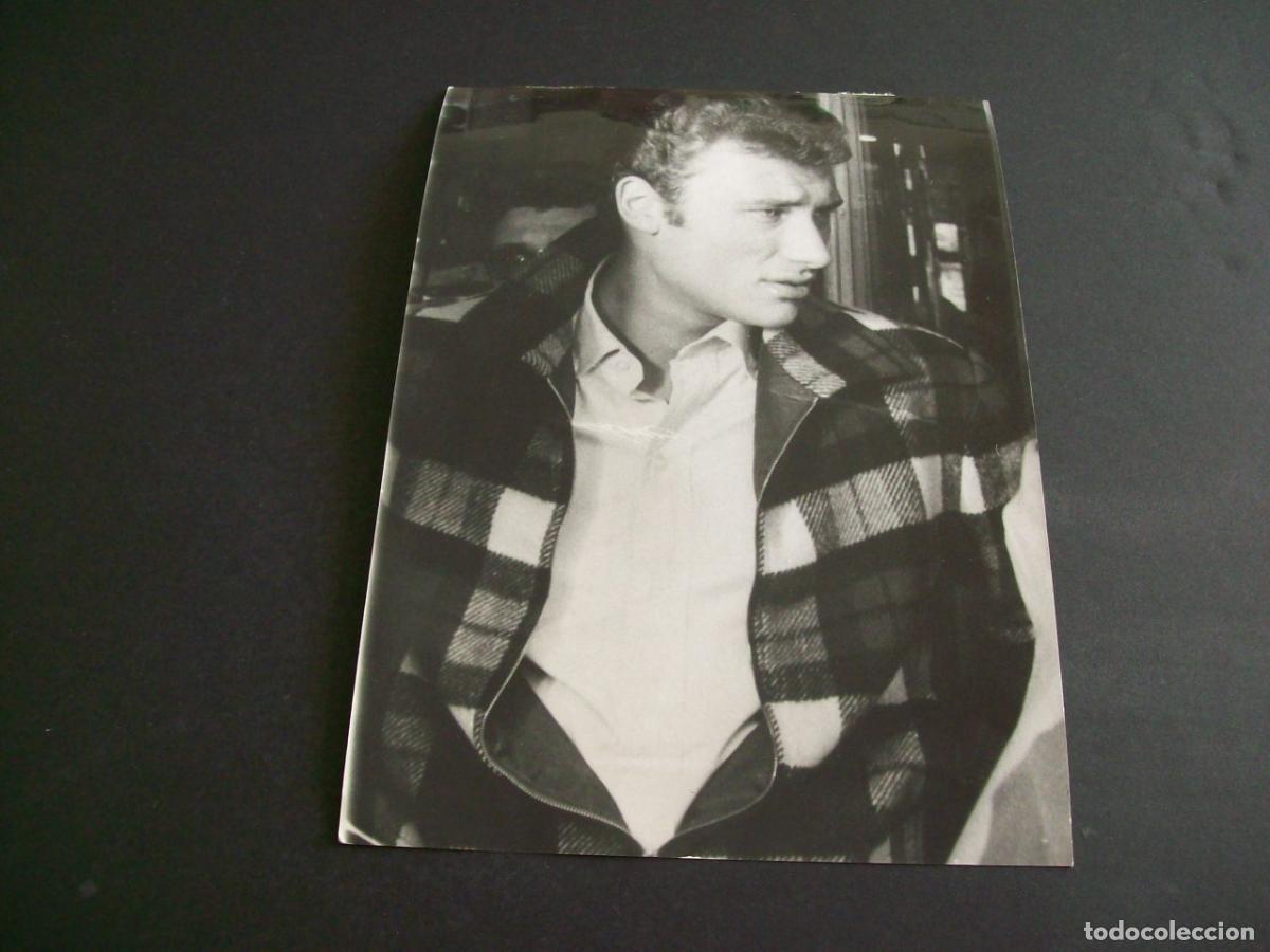 Fotografia antica: JHONNY HALLYDAY CANTANTE ROCK AND ROLL FOTOGRAFIA ANTIGUA ORIGINAL A&Ntilde;OS 60 13 X 18 CMTS