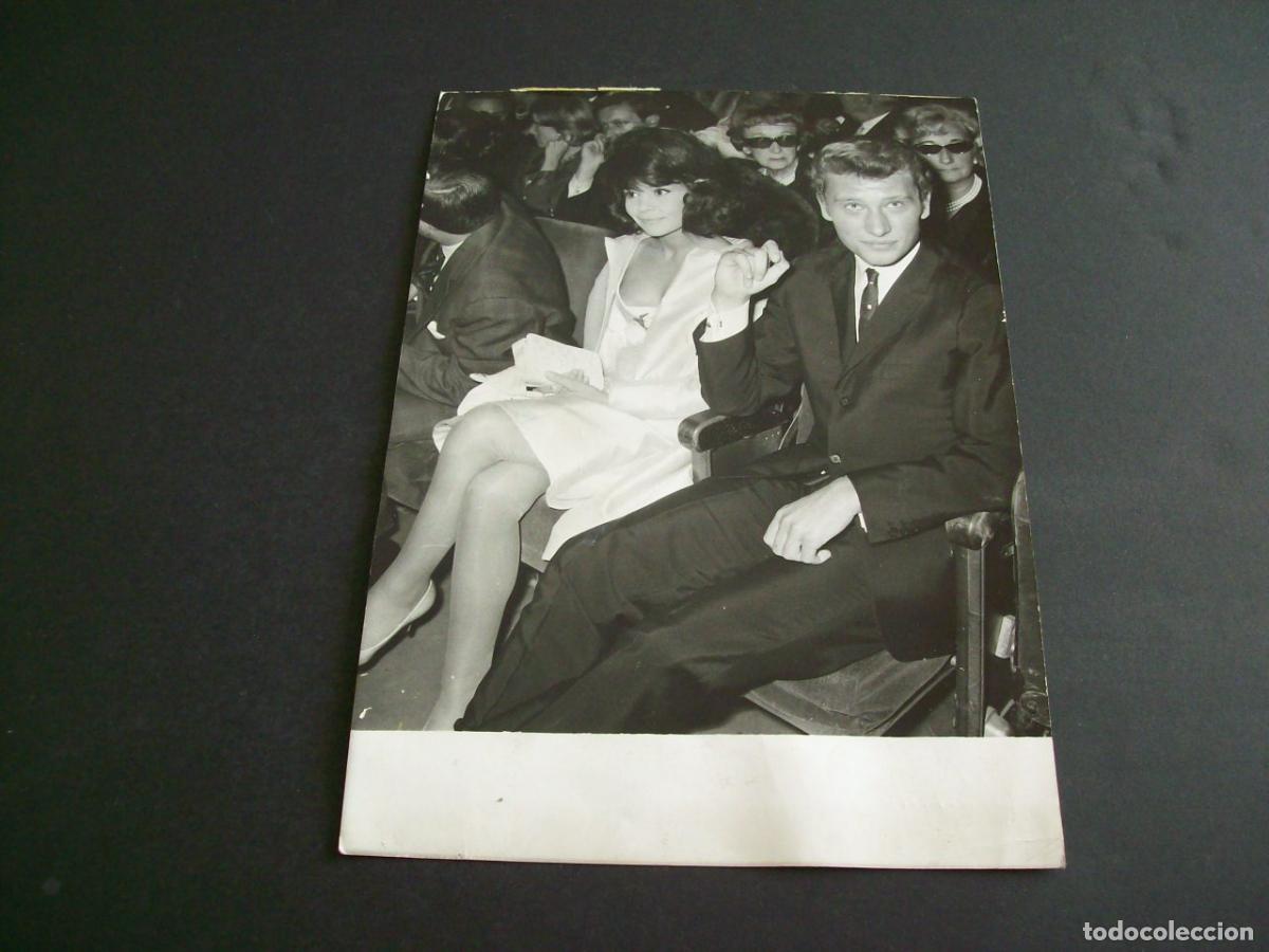 Fotografia antica: JHONNY HALLYDAY CANTANTE ROCK AND ROLL FOTOGRAFIA ANTIGUA ORIGINAL A&Ntilde;OS 60 13 X 18 CMTS