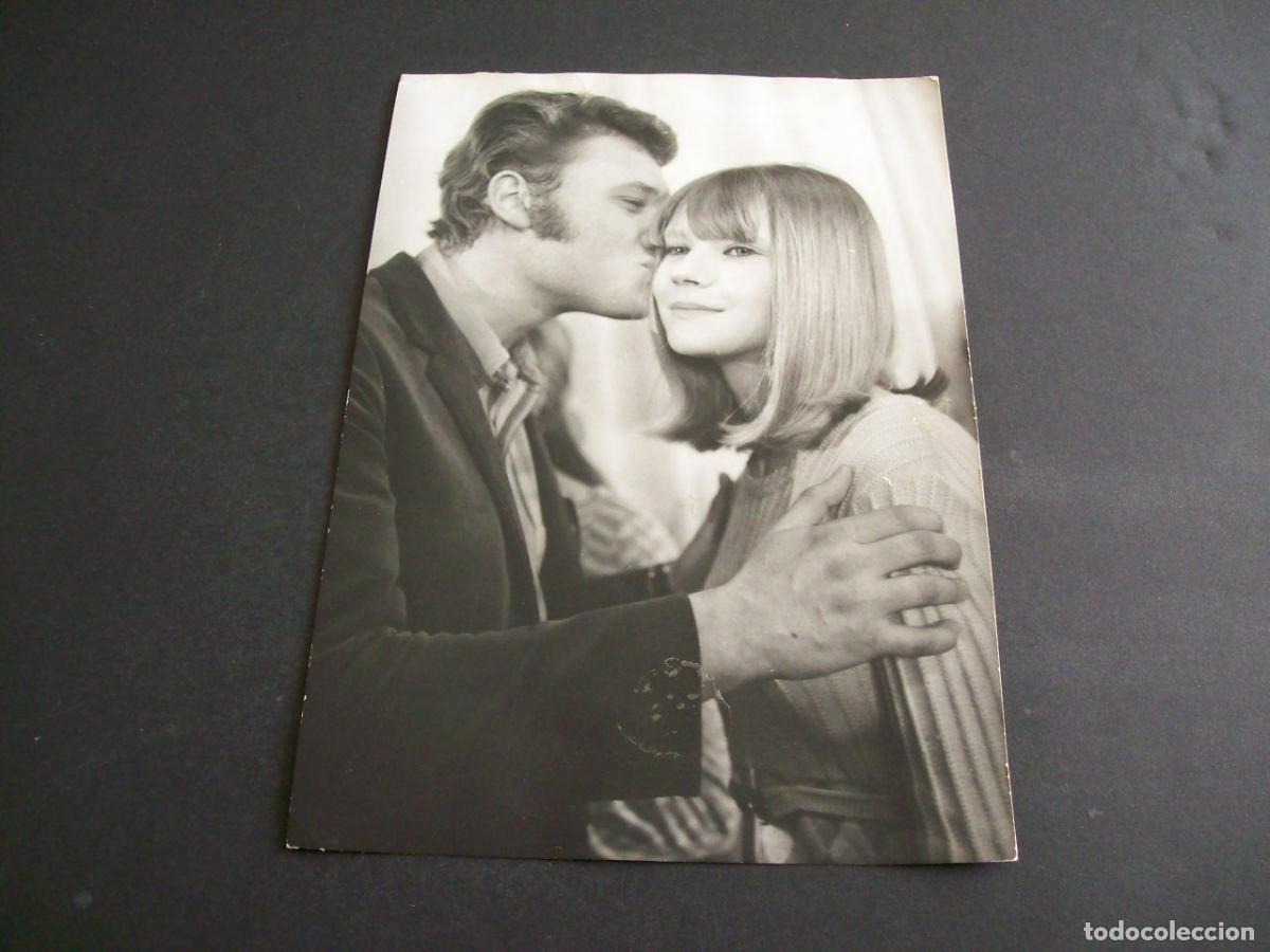 Fotografia antica: JHONNY HALLYDAY CANTANTE ROCK AND ROLL FOTOGRAFIA ANTIGUA ORIGINAL A&Ntilde;OS 60 13 X 18 CMTS