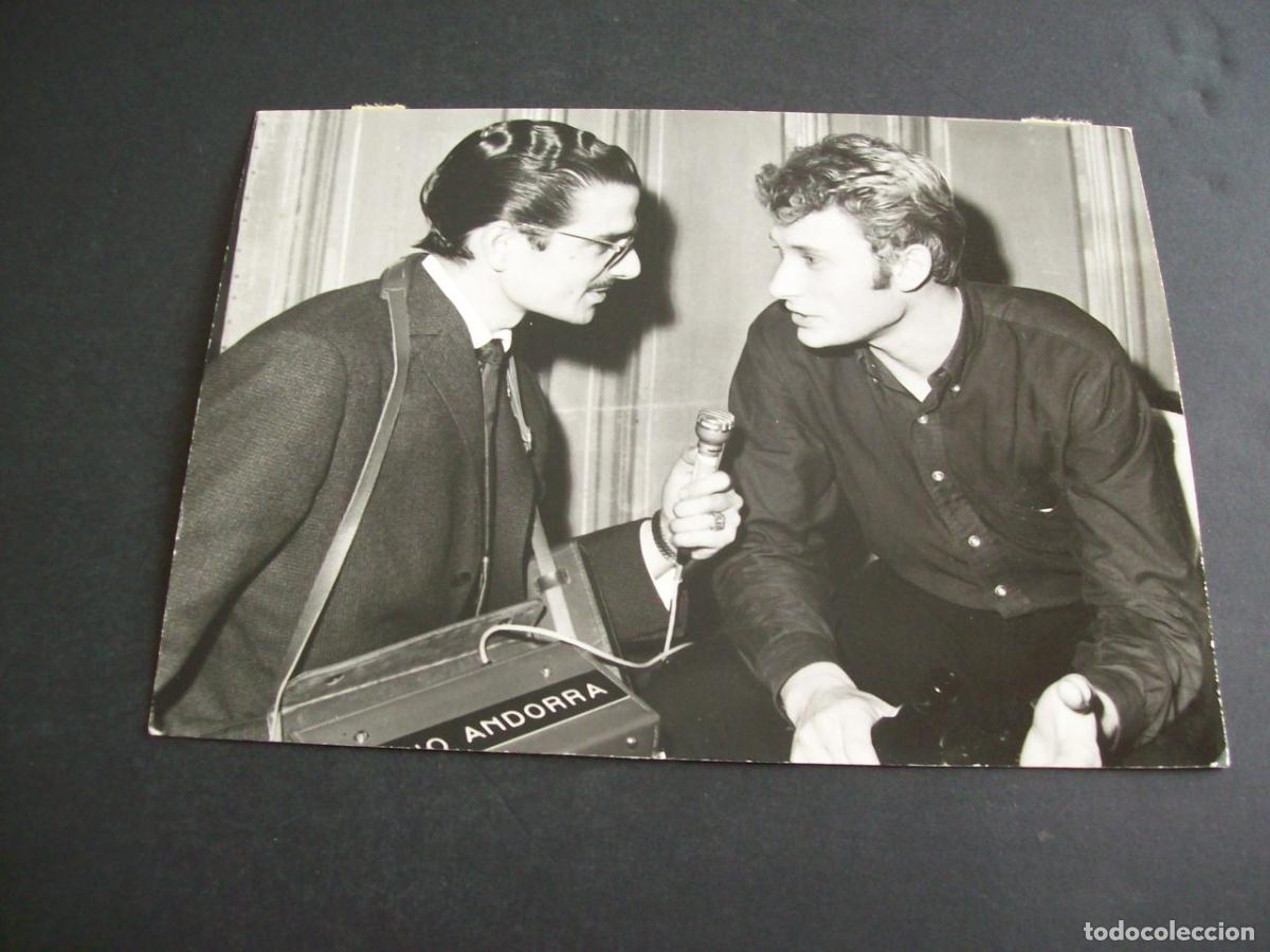 Fotografia antica: JHONNY HALLYDAY CANTANTE ROCK AND ROLL FOTOGRAFIA ANTIGUA ORIGINAL A&Ntilde;OS 60 13 X 18 CMTS