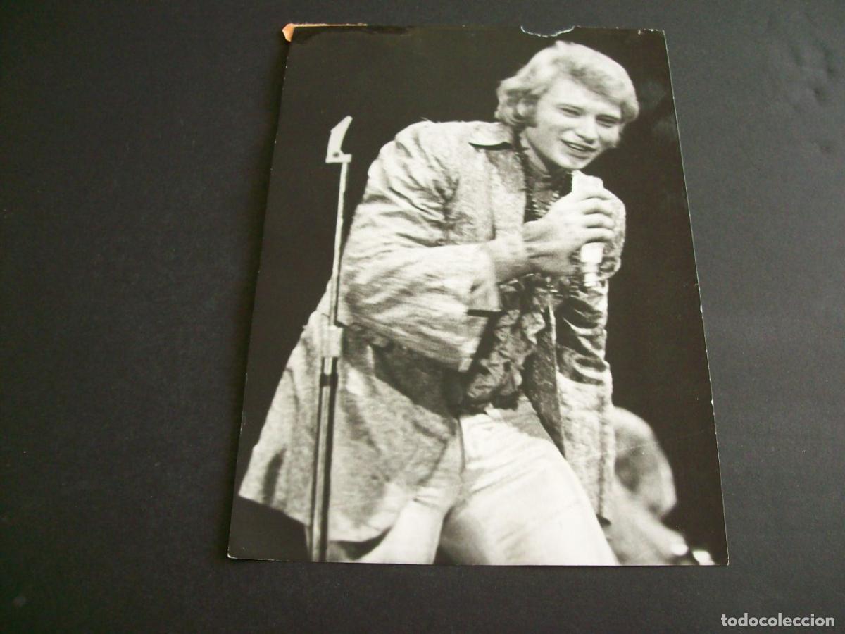 Fotografia antica: JHONNY HALLYDAY CANTANTE ROCK AND ROLL FOTOGRAFIA ANTIGUA ORIGINAL A&Ntilde;OS 60 13 X 18 CMTS