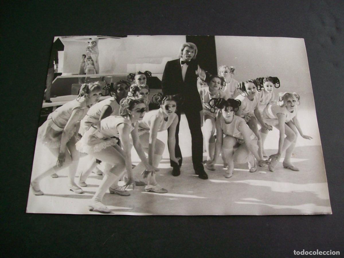 Fotografia antica: JHONNY HALLYDAY CANTANTE ROCK AND ROLL FOTOGRAFIA ANTIGUA ORIGINAL A&Ntilde;OS 60 13 X 18 CMTS
