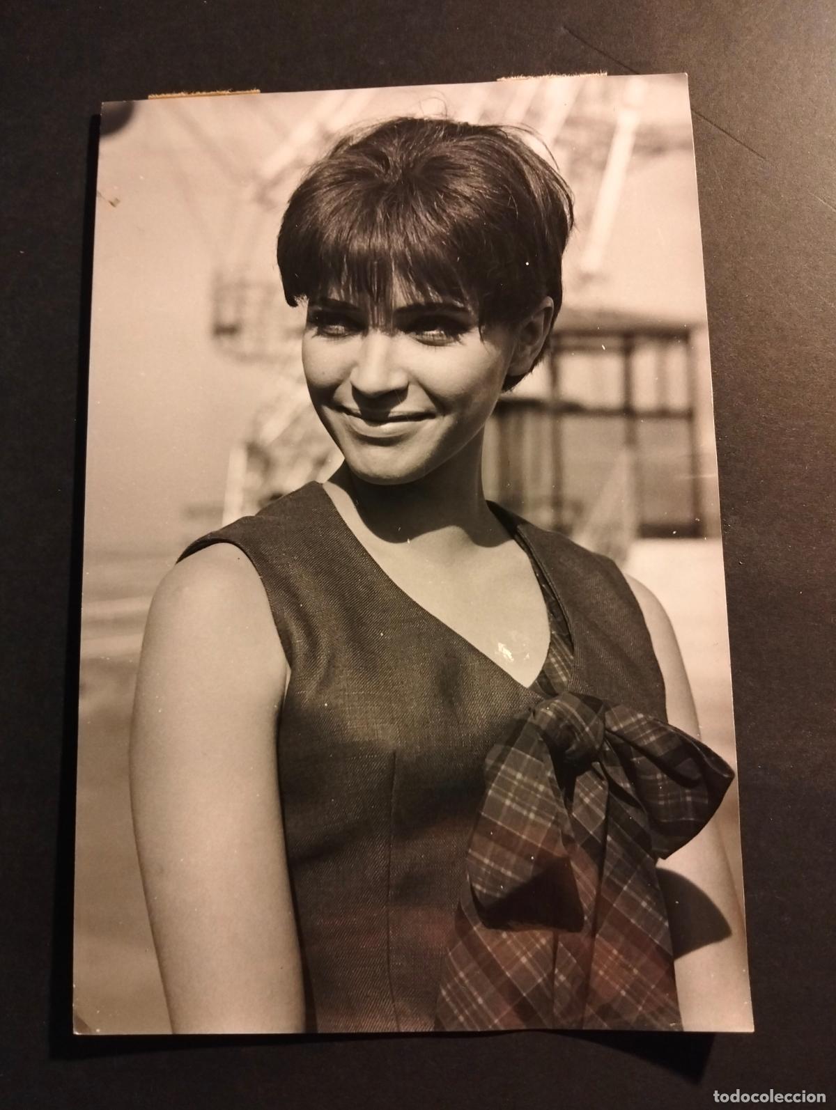 Fotografia antica: ANNA KARINA ACTRIZ FOTOGRAFIA ANTIGUA ORIGINAL A&Ntilde;OS 60 18 X 12 CMTS