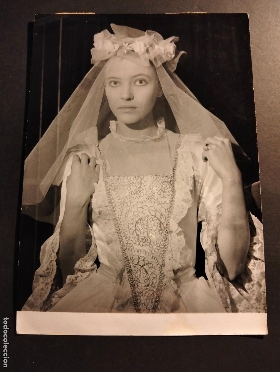 Alte Fotografie: ANNA KARINA ACTRIZ FOTOGRAFIA ANTIGUA ORIGINAL A&Ntilde;OS 60 18 X 12 CMTS