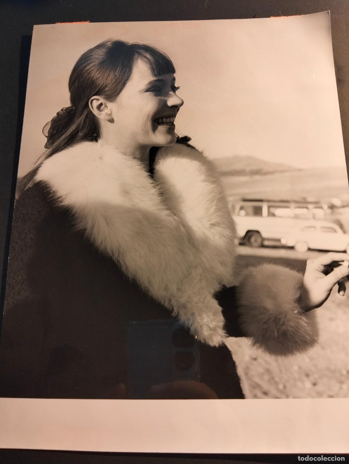 Alte Fotografie: ANNA KARINA ACTRIZ FOTOGRAFIA ANTIGUA ORIGINAL A&Ntilde;OS 60 18 X 24 CMTS