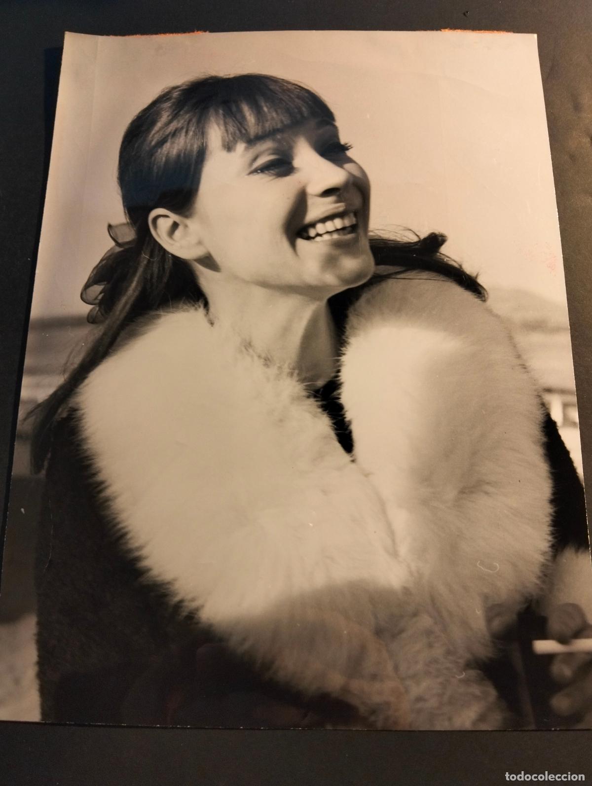 Fotografia antiga: ANNA KARINA ACTRIZ FOTOGRAFIA ANTIGUA ORIGINAL A&Ntilde;OS 60 18 X 24 CMTS