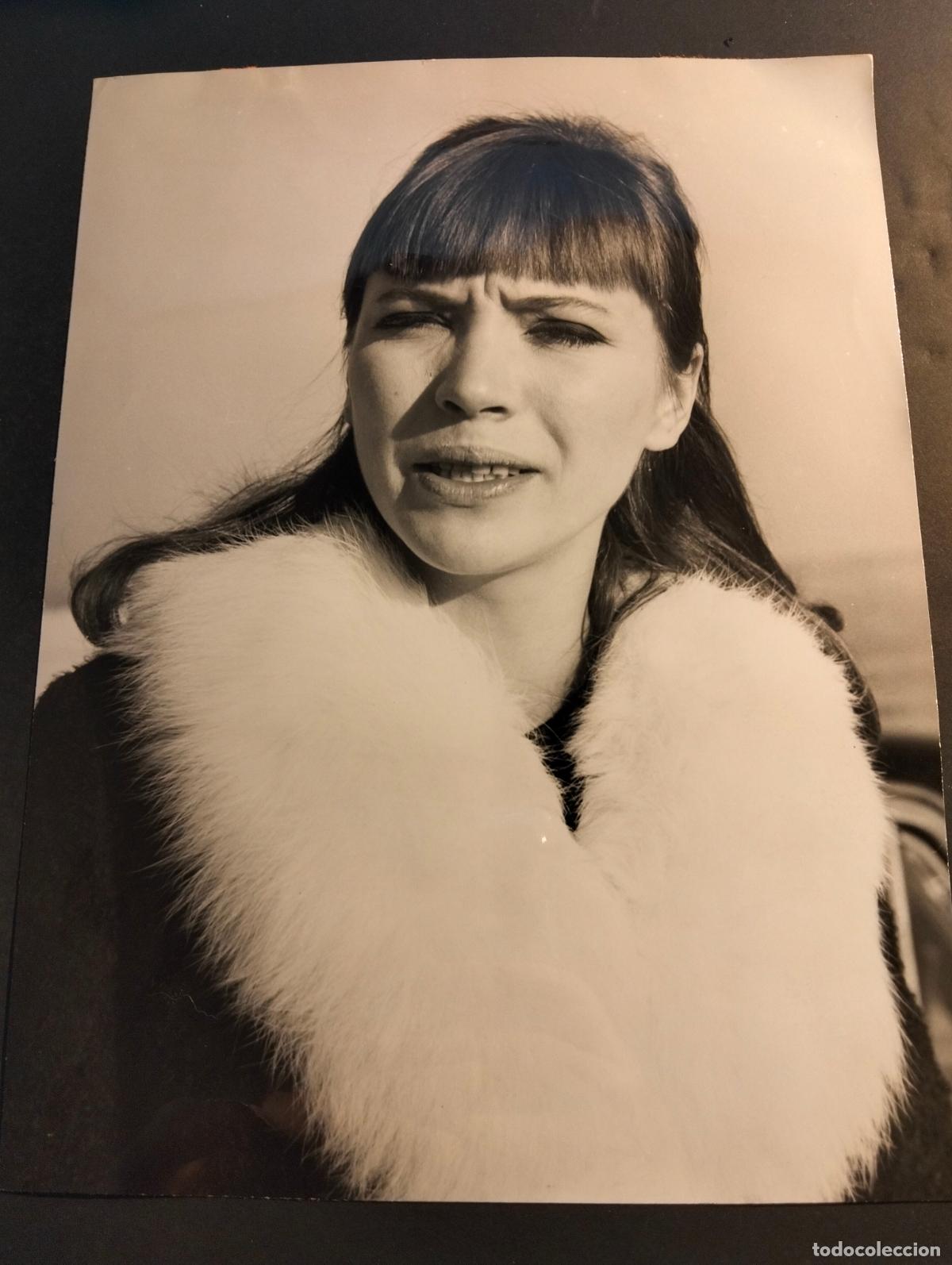 Fotografia antica: ANNA KARINA ACTRIZ FOTOGRAFIA ANTIGUA ORIGINAL A&Ntilde;OS 60 18 X 24 CMTS