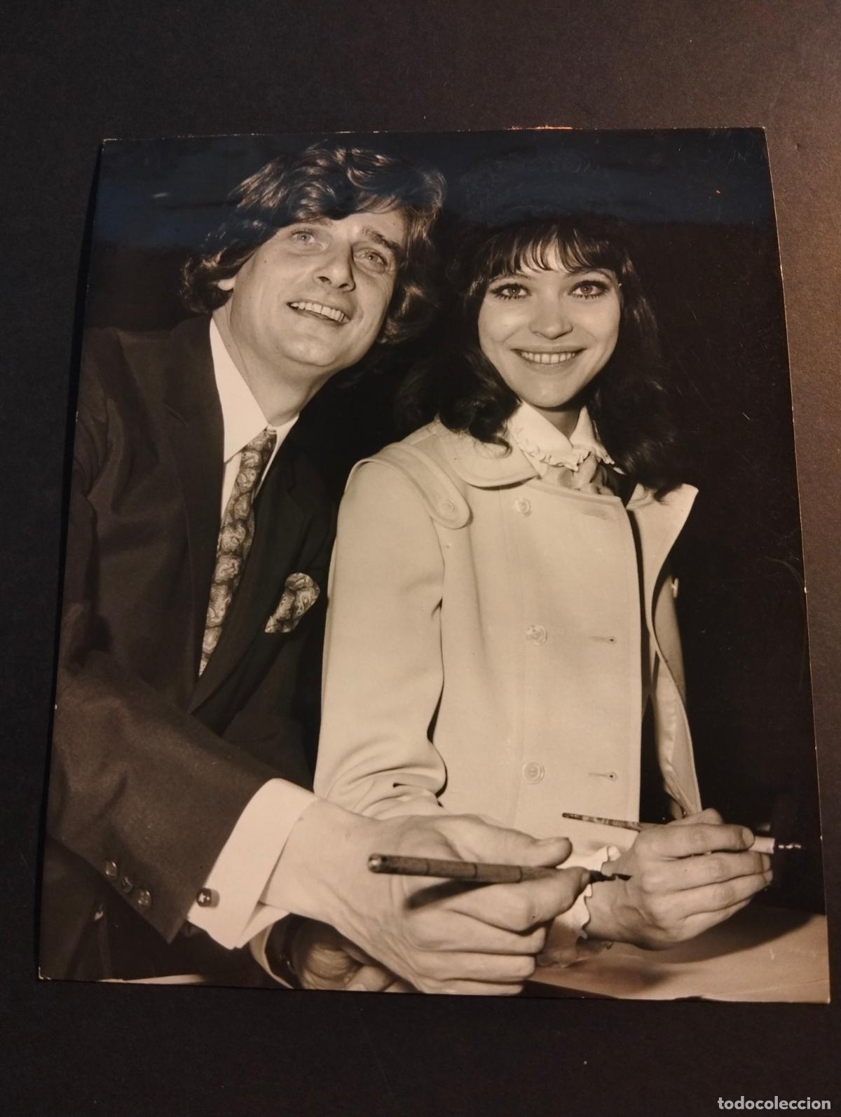 Fotograf&iacute;a antigua: ANNA KARINA ACTRIZ FOTOGRAFIA ANTIGUA ORIGINAL A&Ntilde;OS 60 15 X 13 CM