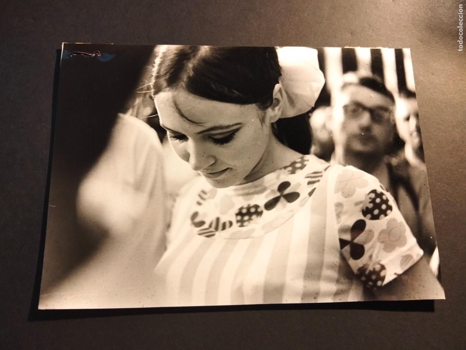 Antique Photography: ANNA KARINA ACTRIZ FOTOGRAFIA ANTIGUA ORIGINAL A&Ntilde;OS 60 12 X 17 CM