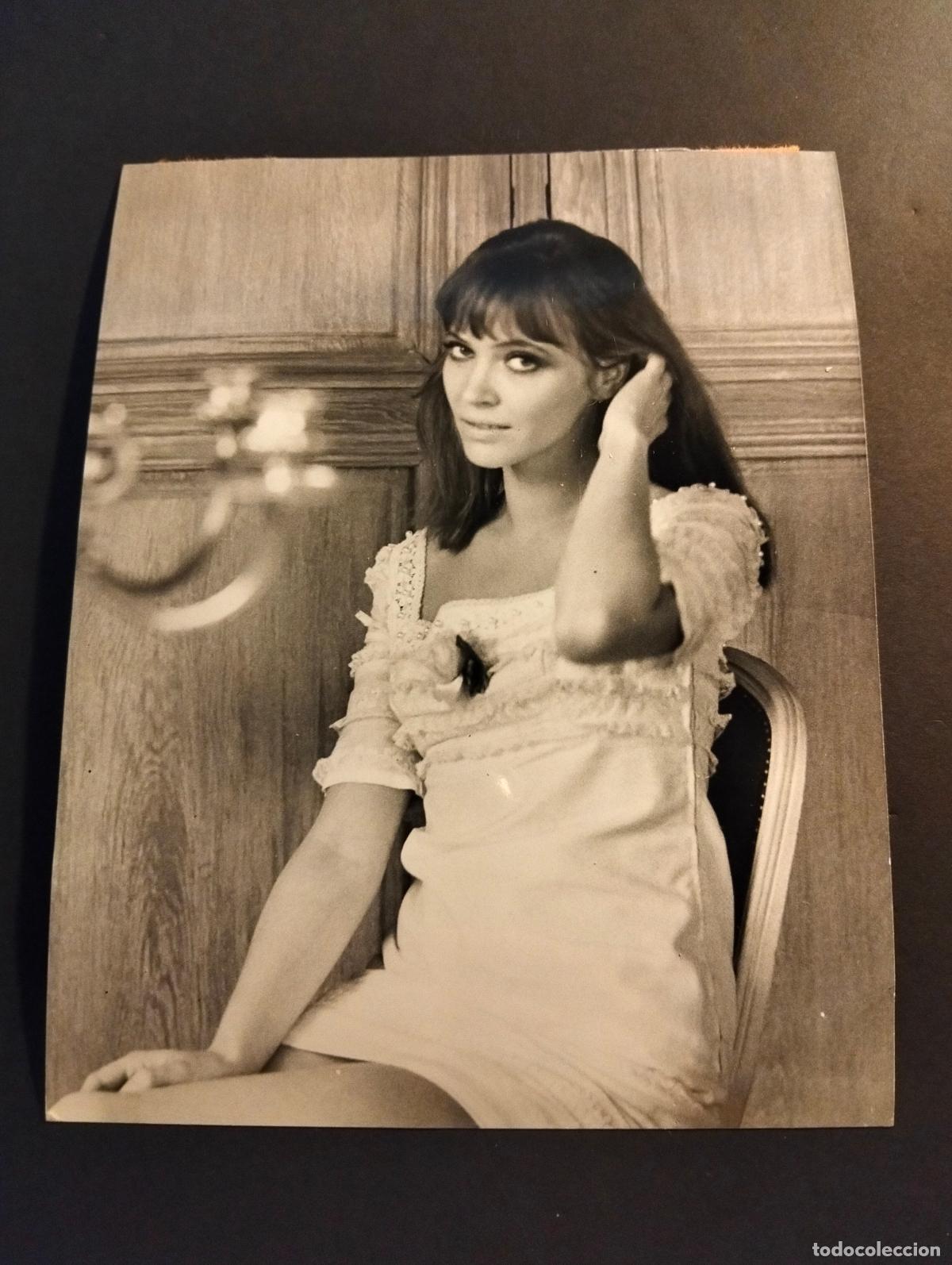 Fotograf&iacute;a antigua: ANNA KARINA ACTRIZ FOTOGRAFIA ANTIGUA ORIGINAL A&Ntilde;OS 60 13 X 16 CM