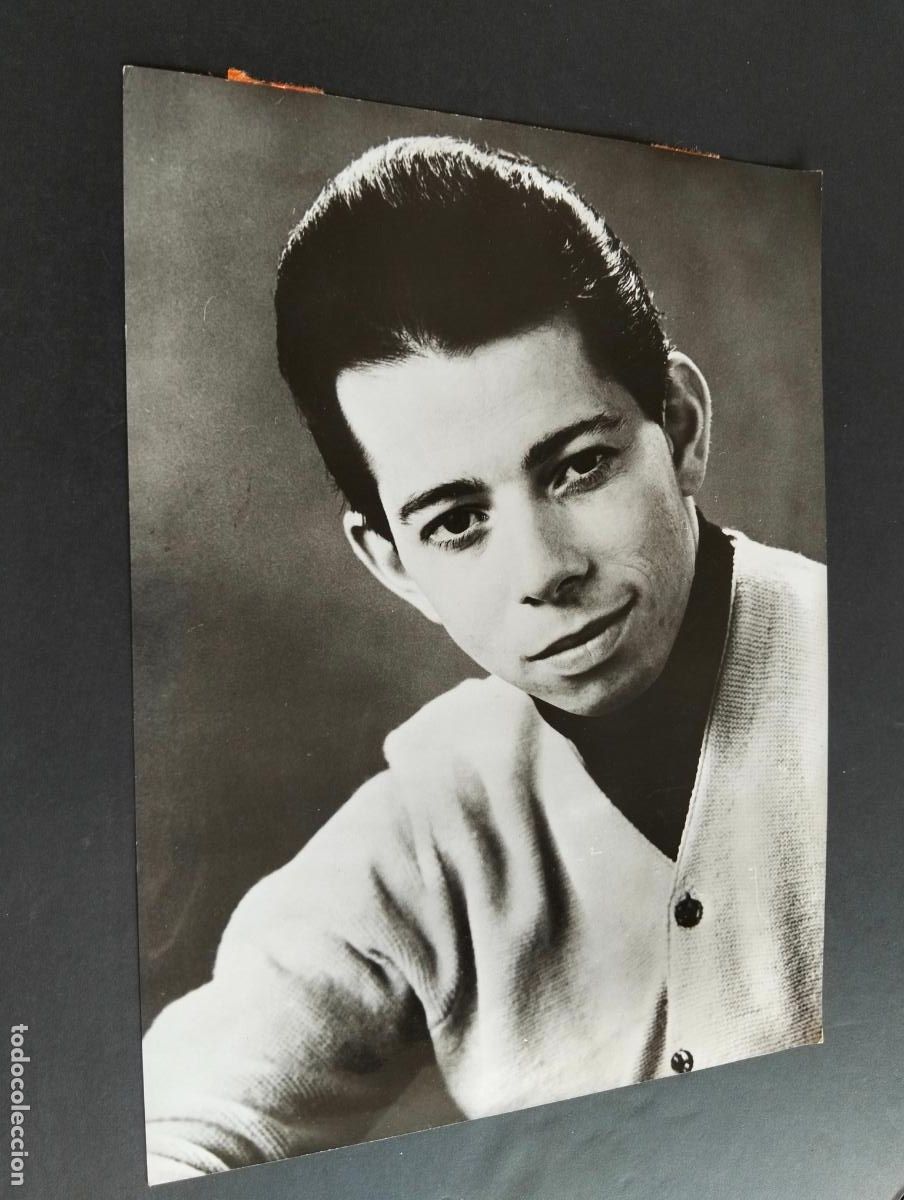 Antique Photography: BOBBY GOLDSBORO CANTANTE FOTOGRAFIA ANTIGUA ORIGINAL 18 X 24 CM