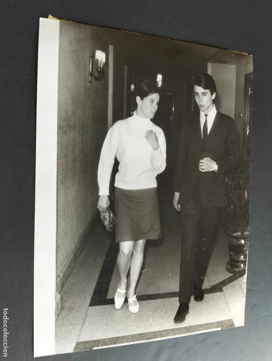 Fotograf&iacute;a antigua: GERALDINE CHAPLIN ACTRIZ FOTOGRAFIA ANTIGUA ORIGINAL A&Ntilde;OS 60 18 X 24 CM