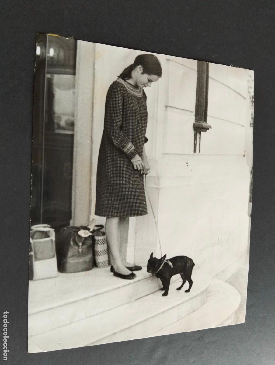 Fotograf&iacute;a antigua: GERALDINE CHAPLIN ACTRIZ FOTOGRAFIA ANTIGUA ORIGINAL A&Ntilde;OS 60 18 X 24 CM