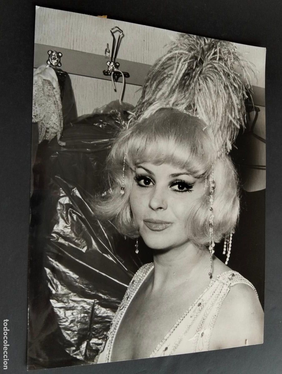 Fotografia antica: MARUJITA DIAZ ACTRIZ FOTOGRAFIA ANTIGUA ORIGINAL A&Ntilde;OS 60 18 X 24 CM