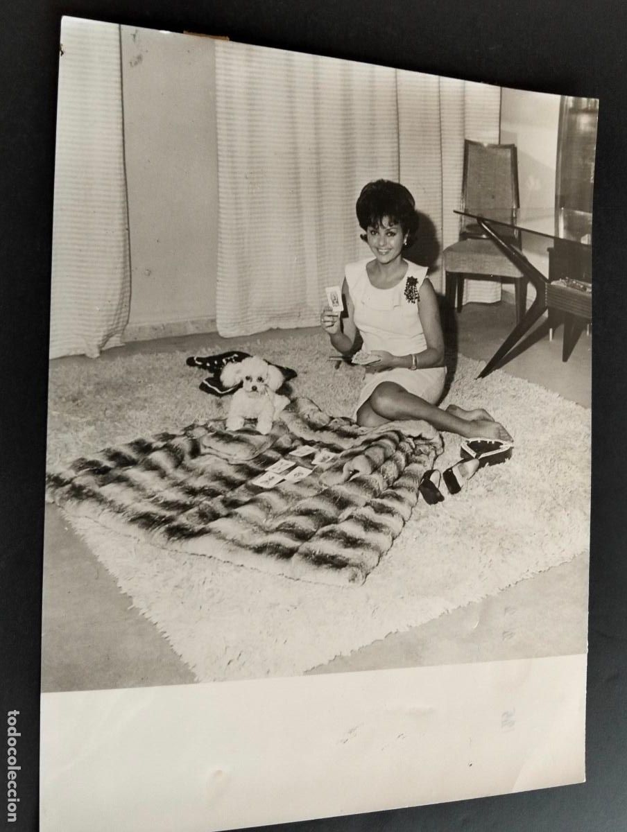 Antique Photography: MARUJITA DIAZ ACTRIZ FOTOGRAFIA ANTIGUA ORIGINAL A&Ntilde;OS 60 18 X 24 CM