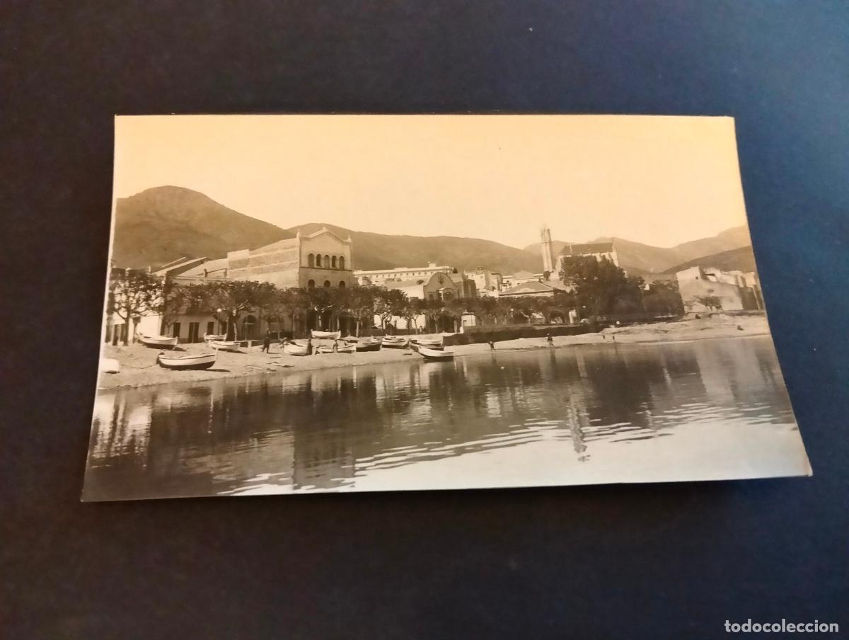 Fotografia antiga: PORT BOU GERONA VISTA ANTIGUA FOTOGRAFIA HACIA 1910 6 X 10,5 CM