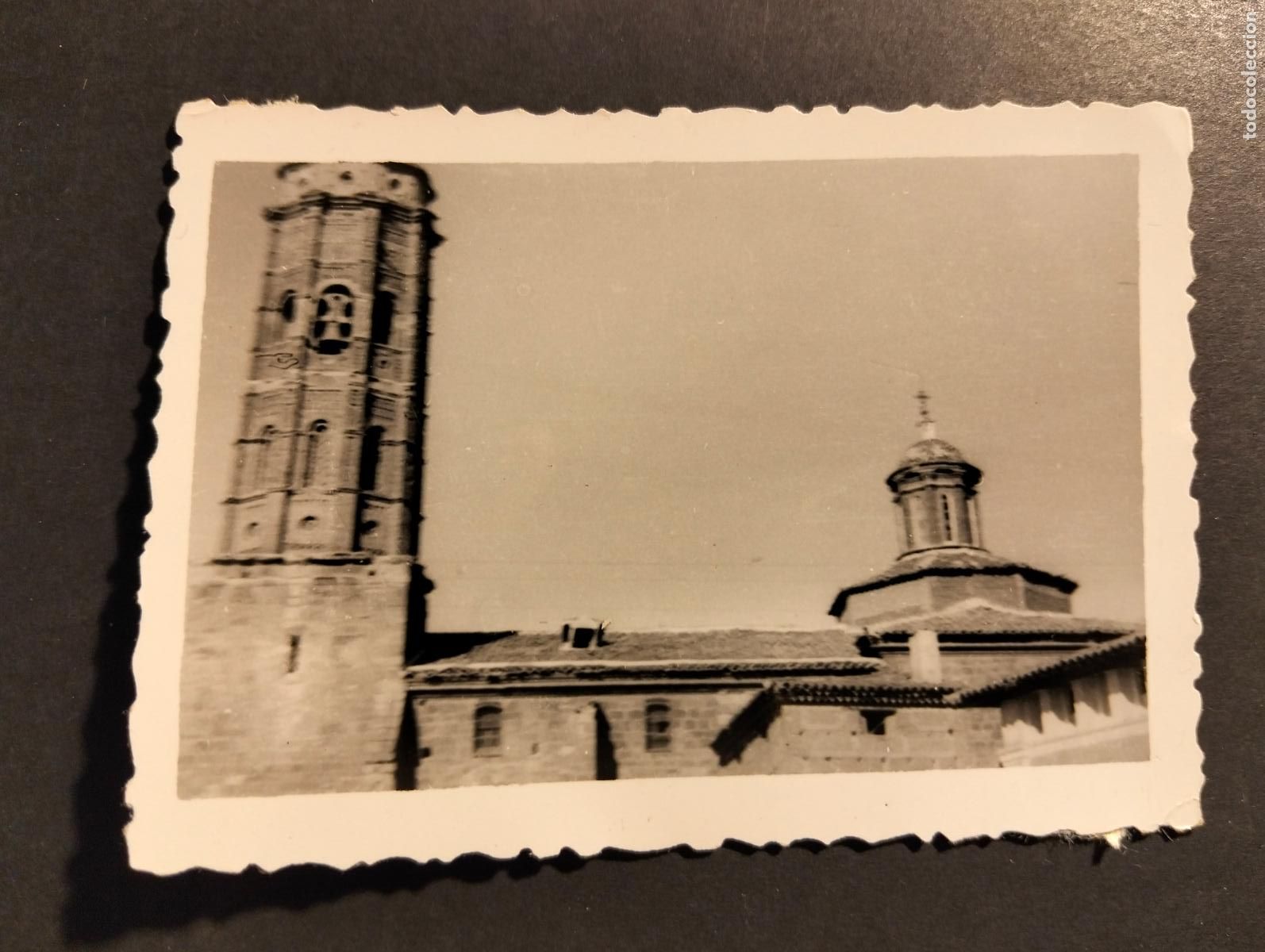 Fotograf&iacute;a antigua: BAGUENA TERUEL GUERRA CIVIL IGLESIA FOTOGRAFIA POR SOLDADO LEGION CONDOR 6 X 9 CM